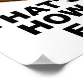 そんなん食べだけおもしろいだ ポスター (角)