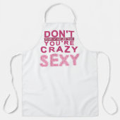 そんなセクシーな目で私を見詰め熱狂するるな エプロン (正面)