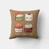 そんな可愛転がいかわいいすし クッション (裏面)