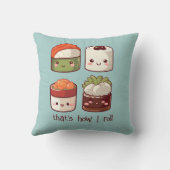 そんな可愛転がいかわいいすし クッション (裏面)