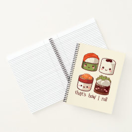 そんな可愛転がいかわいいすし ノートブック