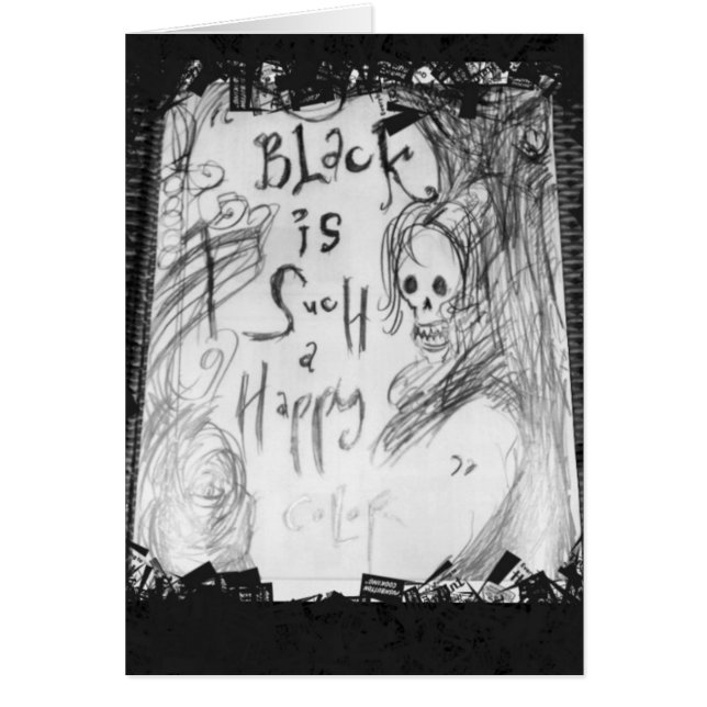 そんな幸せな色の黒 (正面)