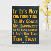 そんな時得間が無い カード (黄色い花)