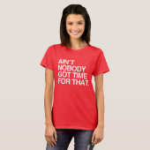 そんな時間ないよ Tシャツ (正面フル)