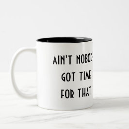 そんな時間得は無い ツートーンマグカップ