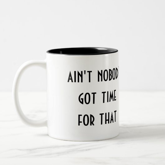 そんな時間得は無い ツートーンマグカップ (左)