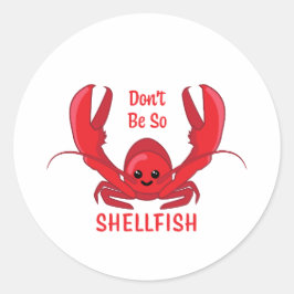 そんな貝を食うなかわいいロブスター漫画 ラウンドシール