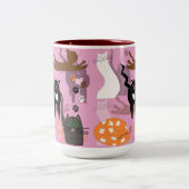 そんな違う猫たち。 ツートーンマグカップ (中央)