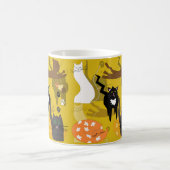 そんな違う猫たち。マグ コーヒーマグカップ (中央)