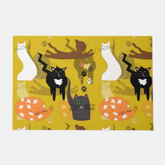 そんな違う猫。 ドアマット (正面)