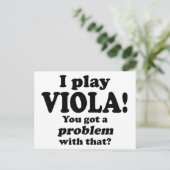 そん得な問題だヴィオラ ポストカード (スタンド正面)