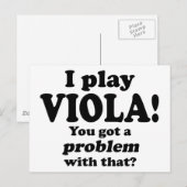 そん得な問題だヴィオラ ポストカード (正面/裏面)