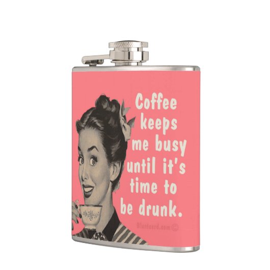 そ保その時ま忙しでコーヒーを飲飲む。 フラスク (左)