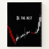 そ最高のう。株式市場モニタグラフノートブック ノートブック (裏面)