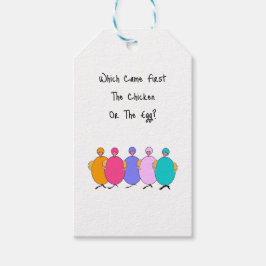 そ来れが最初に鶏か卵か ギフトタグ