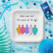 そ来れが最初に鶏か卵か ペーパープレート (パーティー)