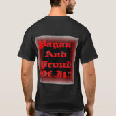 そ異教のれ誇りを持っただ! Tシャツ (裏面)