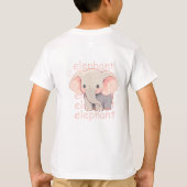 ぞうTシャツ Tシャツ (裏面)