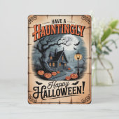 "ぞくぞくハッピー・ハロウィン" 怪しいお家 シーズンカード (スタンド正面)
