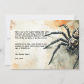 ぞくぞくハロウィンパーティ！ 招待状 (裏面)