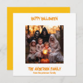 ぞっとするほどハッピーなハロウィン シーズンカード (正面/裏面)