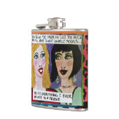 たいそうFLASK-YOUの飲み物、たいそう罵ります フラスク (左)