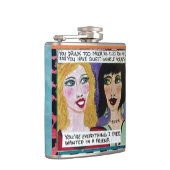 たいそうFLASK-YOUの飲み物、たいそう罵ります フラスク (右)