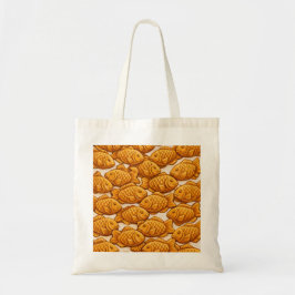 たい焼きフィッシュパターンデザイン トートバッグ