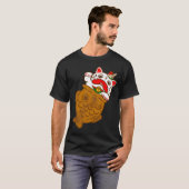 たい焼き猫 Tシャツ (正面フル)