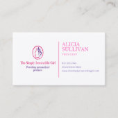 たかが抵抗し難い娘 名刺 (正面)