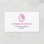 たかが抵抗し難い娘 名刺 (裏面)