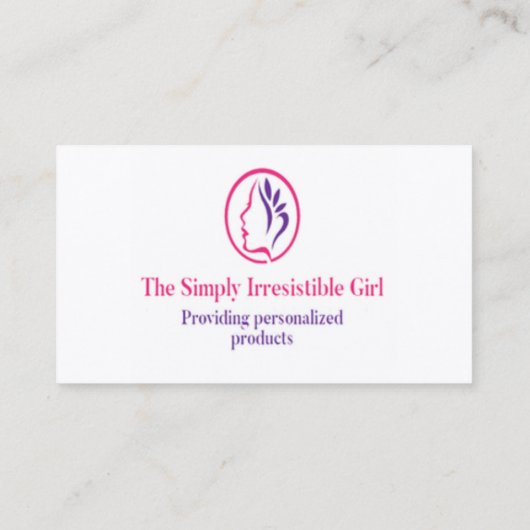 たかが抵抗し難い娘 名刺 (裏面)