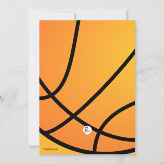 たがのゲームの写真の招待状 招待状 (裏面)