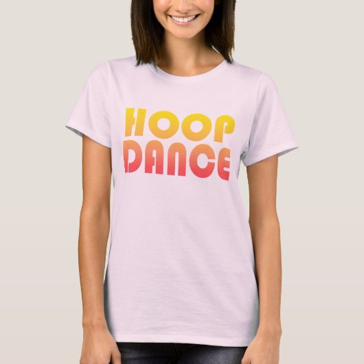 たがのダンスの女性のスパゲッティ上 Tシャツ (正面)