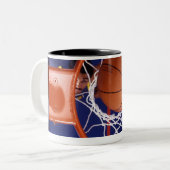 たがのバスケットボール ツートーンマグカップ (正面左)