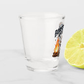 たき火の夜 – 火でスケルトンを飲む ショットグラス (左)