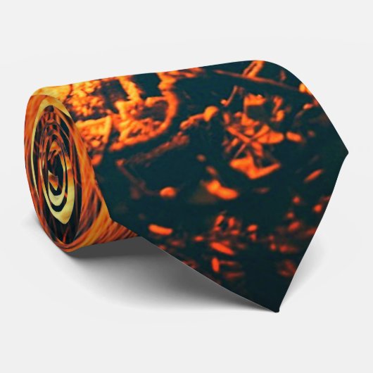 たき火の火花 ネクタイ (ロール)