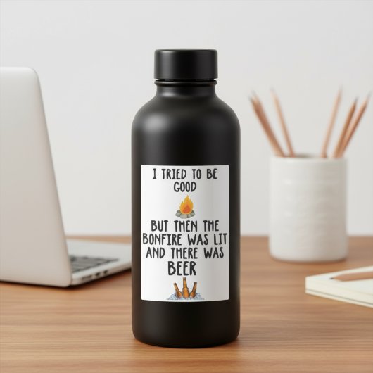 たき火の精神のステッカーにふける シール