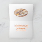 たき火の調理用誕生日または任意の大事な行事 カード (内部)