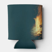 たき火の野外誕生日パーティー 缶クーラー (裏面)