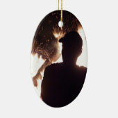 たき火を見ながら セラミックオーナメント (右)