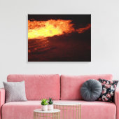 たき火 キャンバスプリント (インサイチュ (リビング))