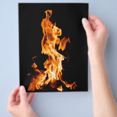 たき火 チラシ (手)