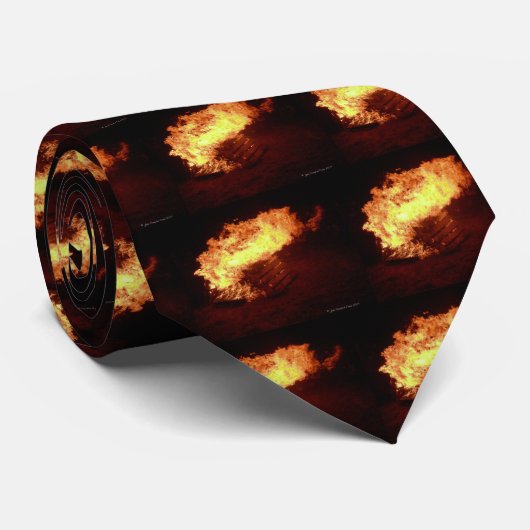 たき火 ネクタイ (ロール)