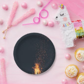 たき火 ペーパープレート (パーティー)