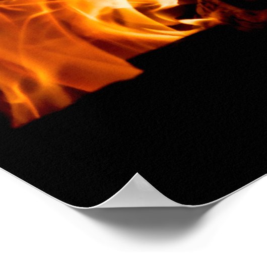 たき火 ポスター (角)