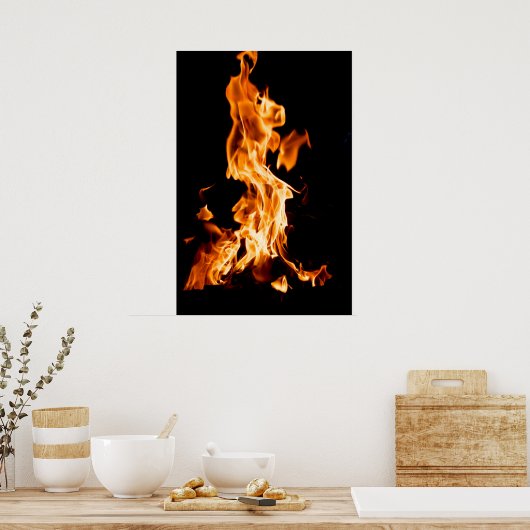 たき火 ポスター (キッチン)
