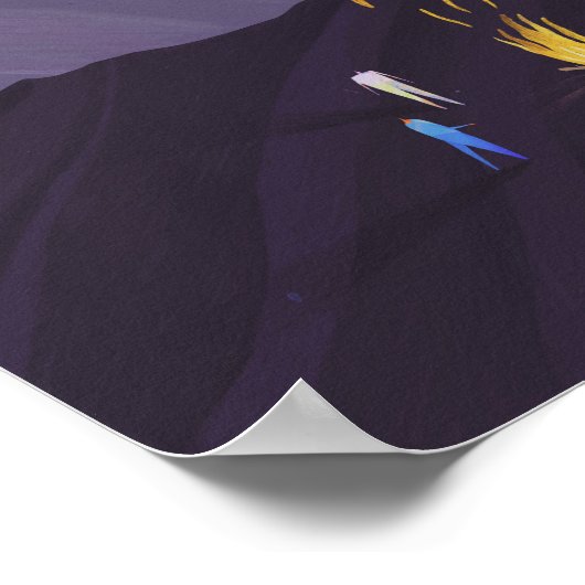 たき火 ポスター (角)