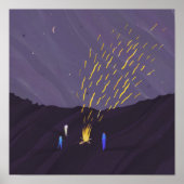 たき火 ポスター (正面)