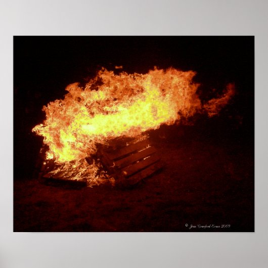 たき火 ポスター (正面)